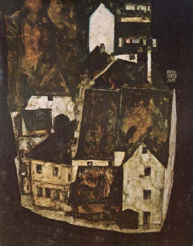Egon Schiele Dead City Norge oil painting art